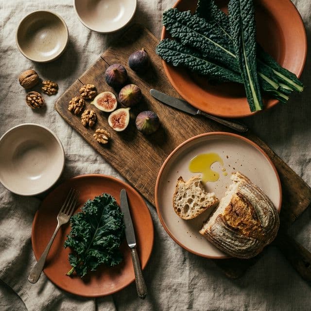 Composition d'aliments sains et bruts